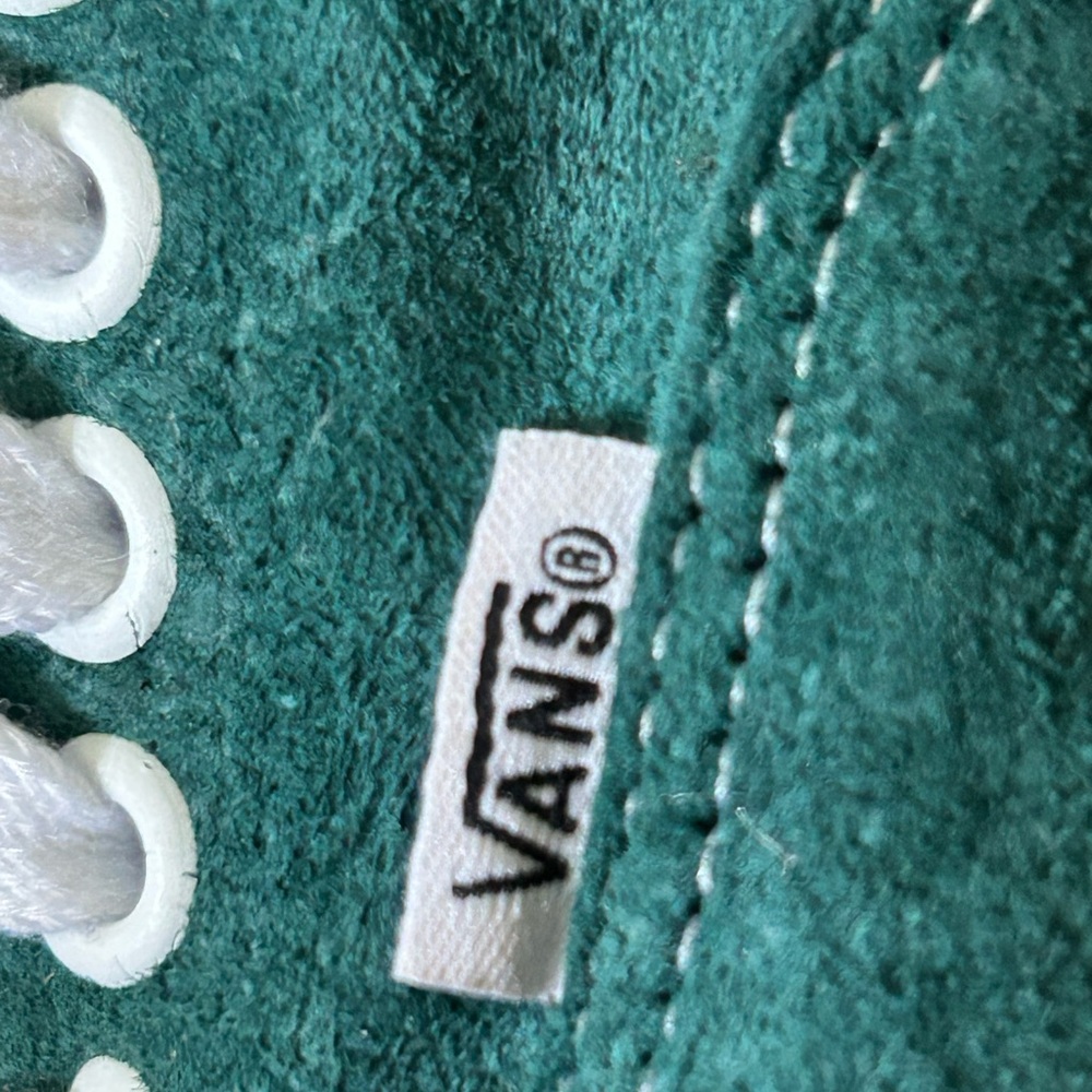 Vans low top green suede sneakers size M8W9.5 VNOA348A204 Heiq Eco dry. Nice! - Picture 13 of 16
